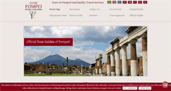 Desktop Screenshot of guidepompei.com